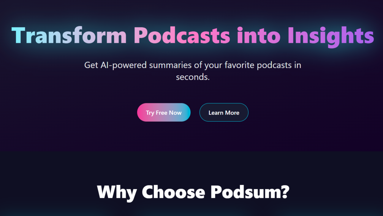 Podcast Summarizer